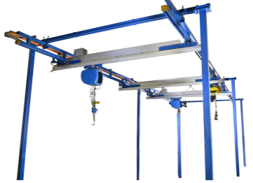 新能源產業冠航組合式軌道起重機的應用